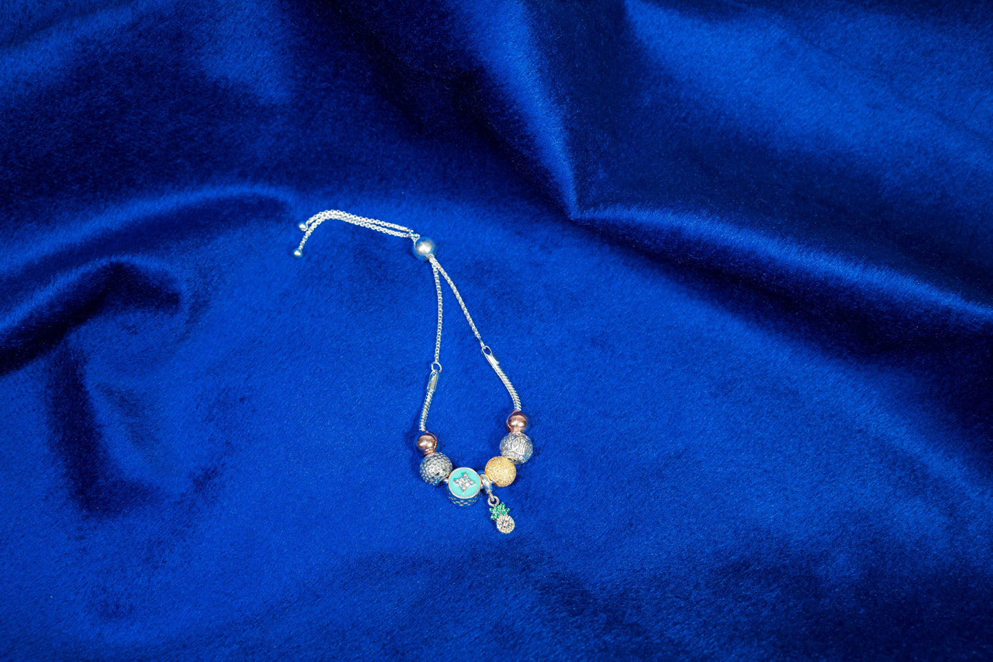 Silver Bracelet Multi colour 925