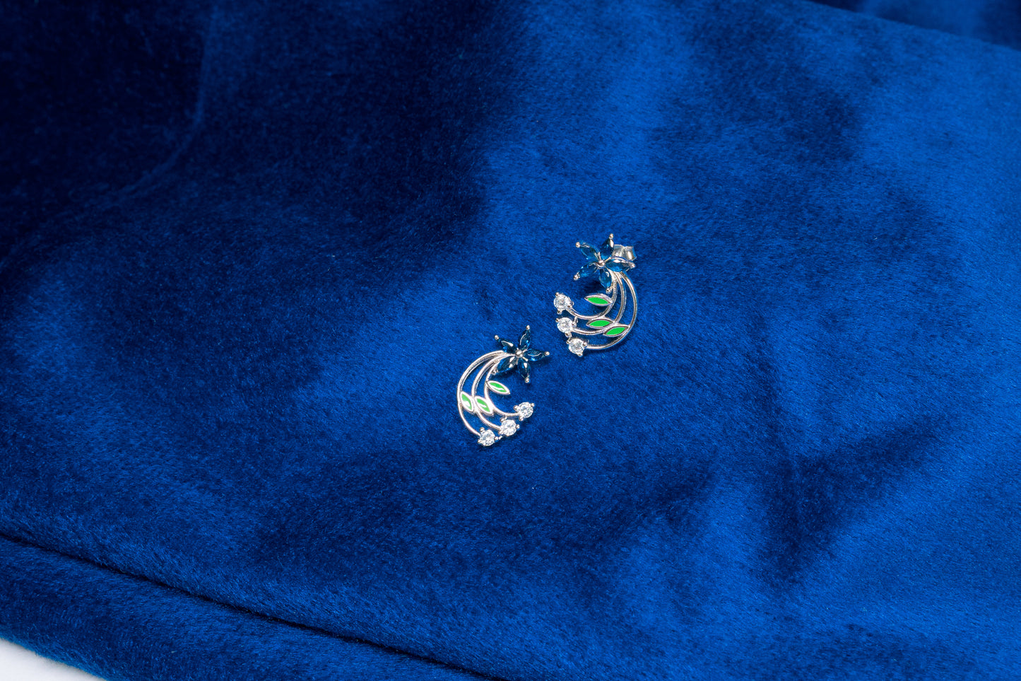 Silver Multi Colour Earrings 925