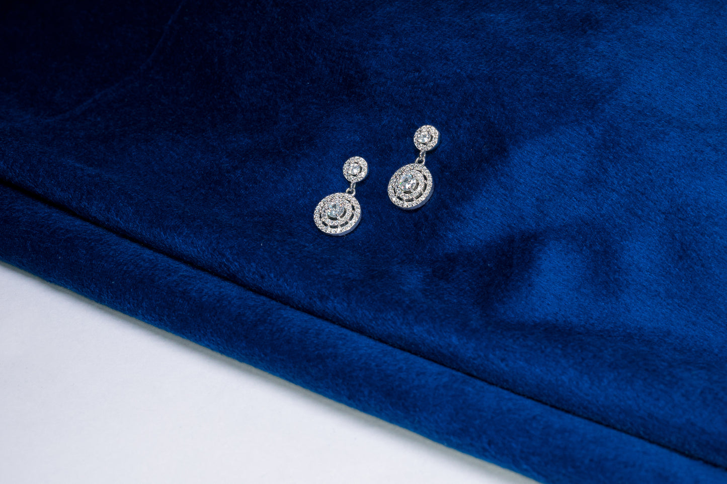 Silver Fancy Drop Earrings 925