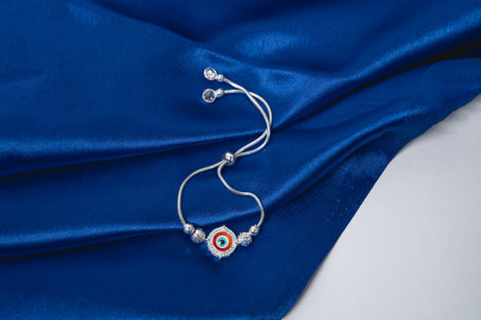 Evil eye adjustable Bracelet 925