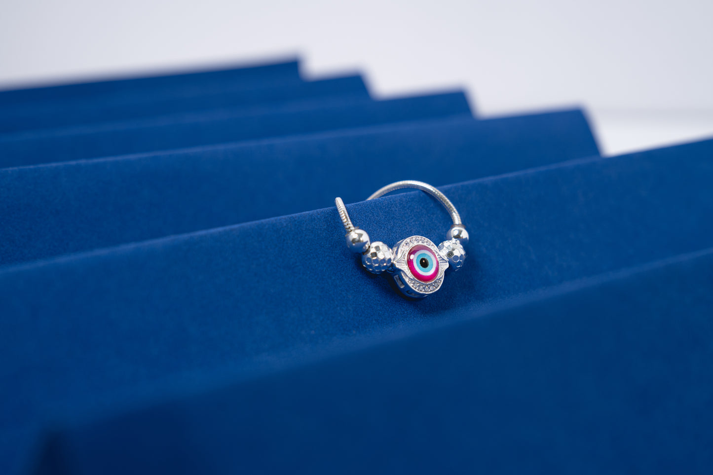 Evil eye adjustable Bracelet 925