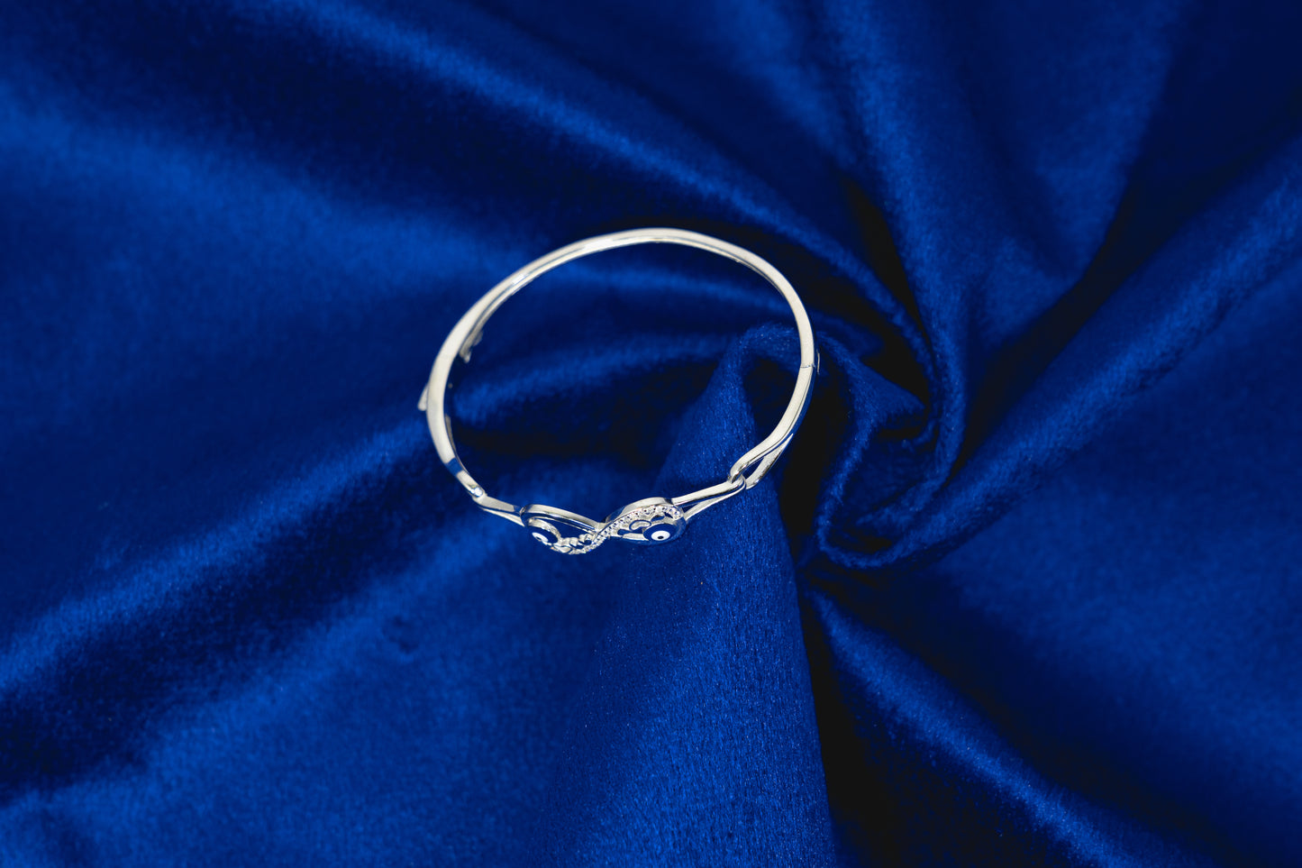 Infinity Evil Eye Bangle 925
