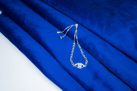 Silver Bracelet Evil Eye 925