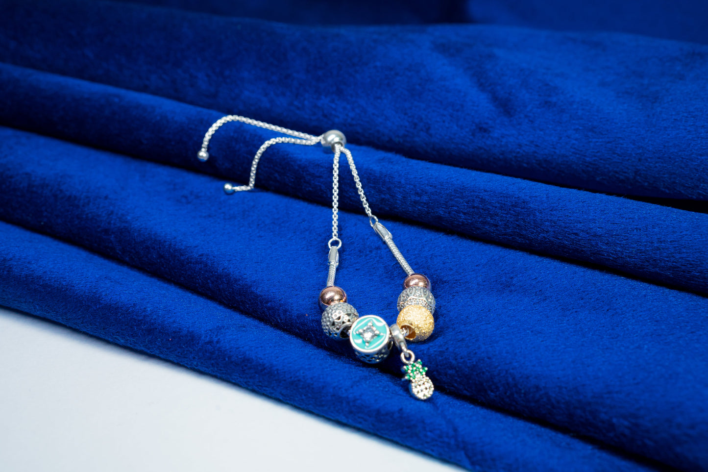 Silver Bracelet Multi colour 925