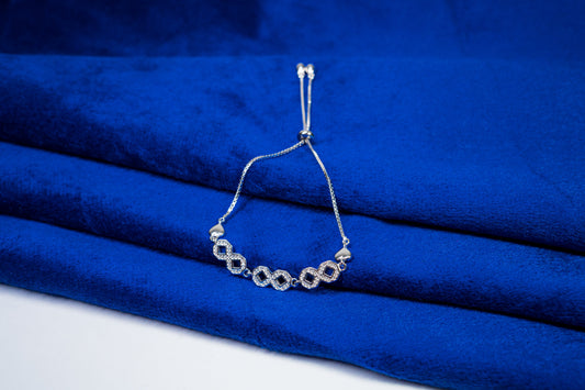 Silver Infinity Bracelet 925