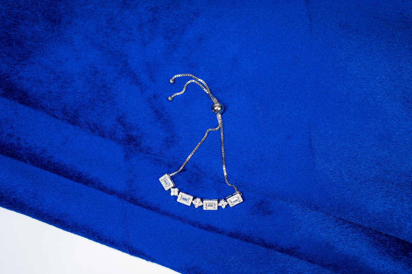 Silver Fancy Bracelet Stones 925