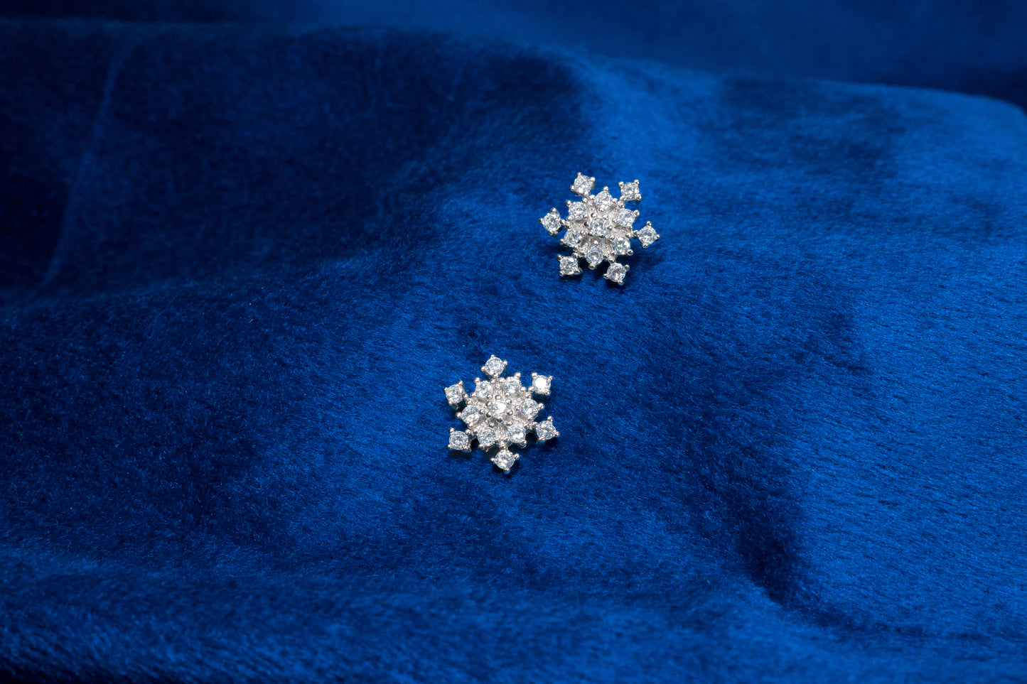 Silver Earrings Star Shaped