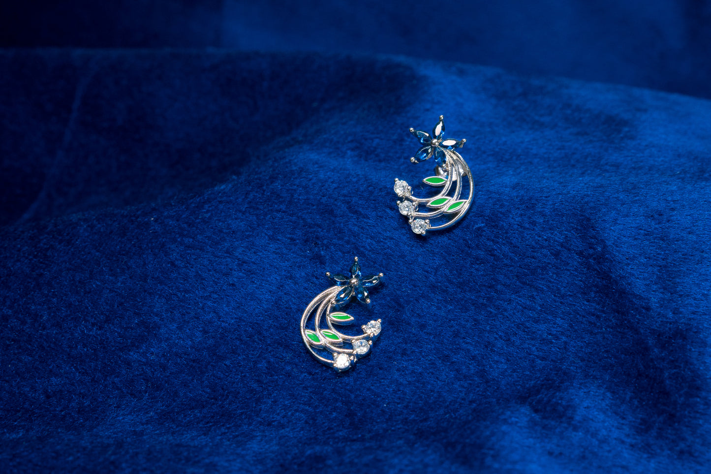 Silver Multi Colour Earrings 925