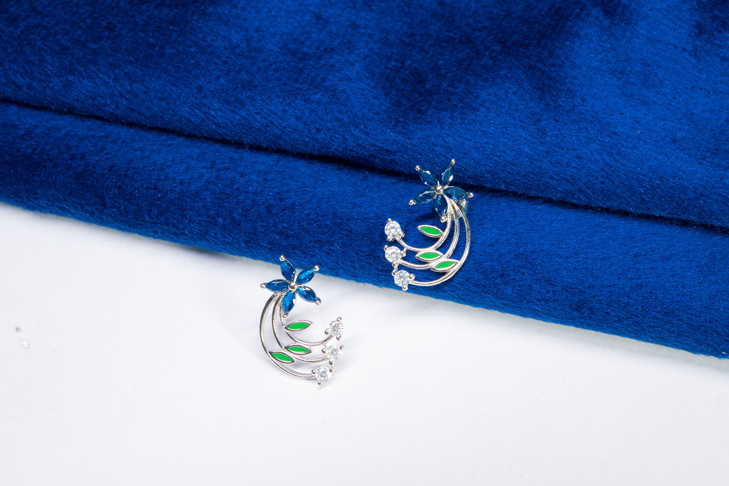 Silver Multi Colour Earrings 925