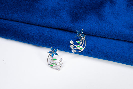 Silver Multi Colour Earrings 925