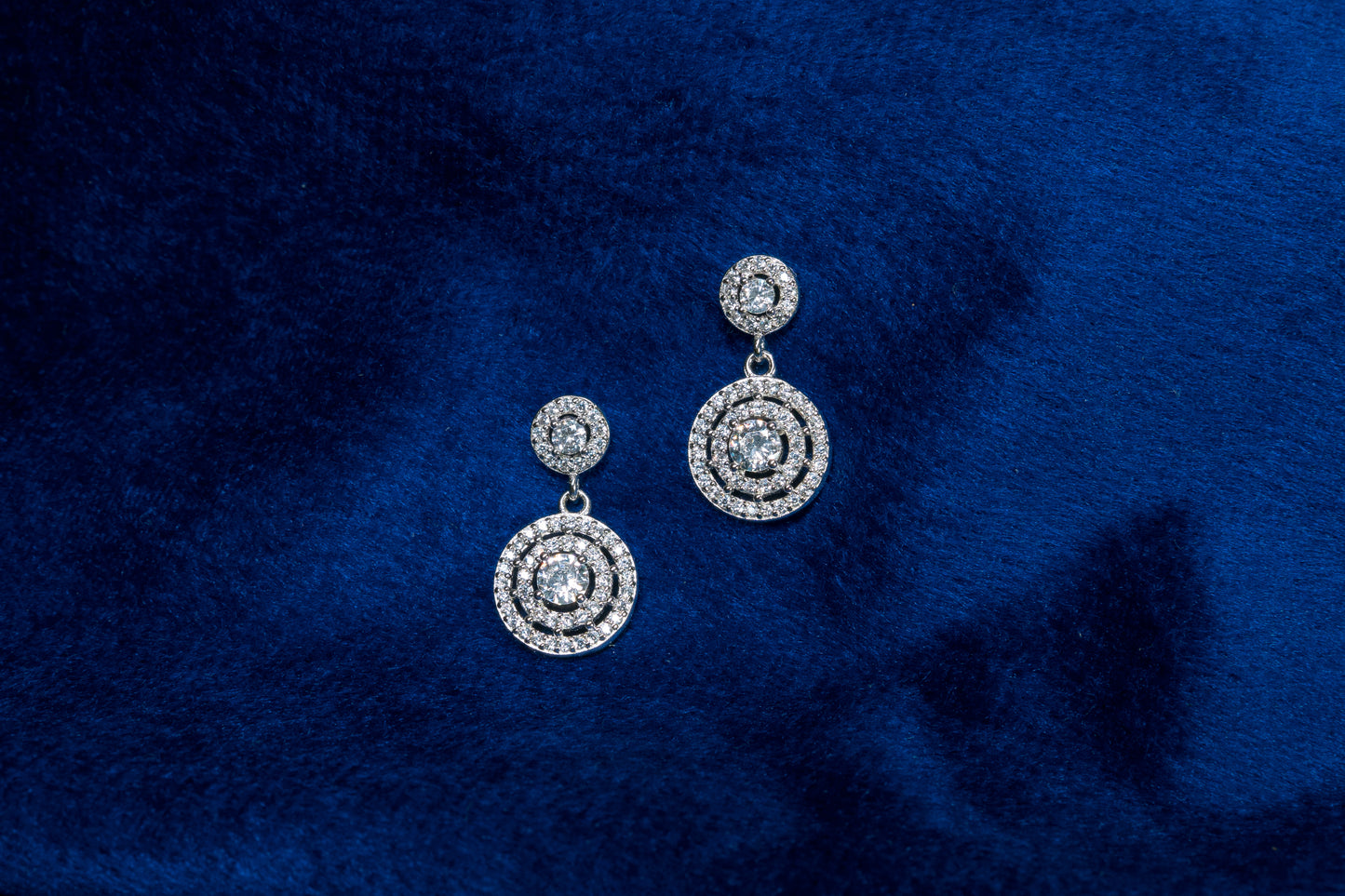 Silver Fancy Drop Earrings 925