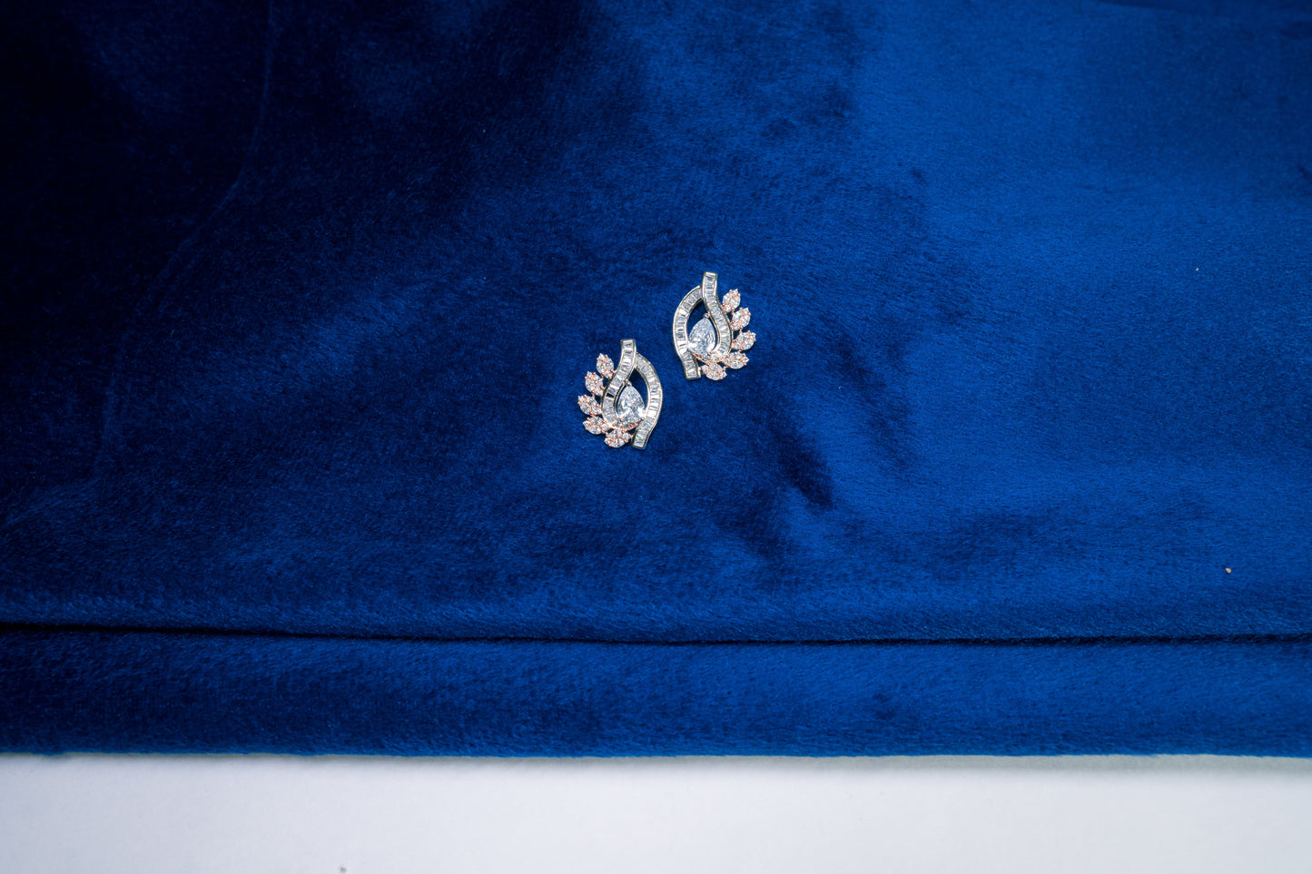 Silver Earrings Rose Gold