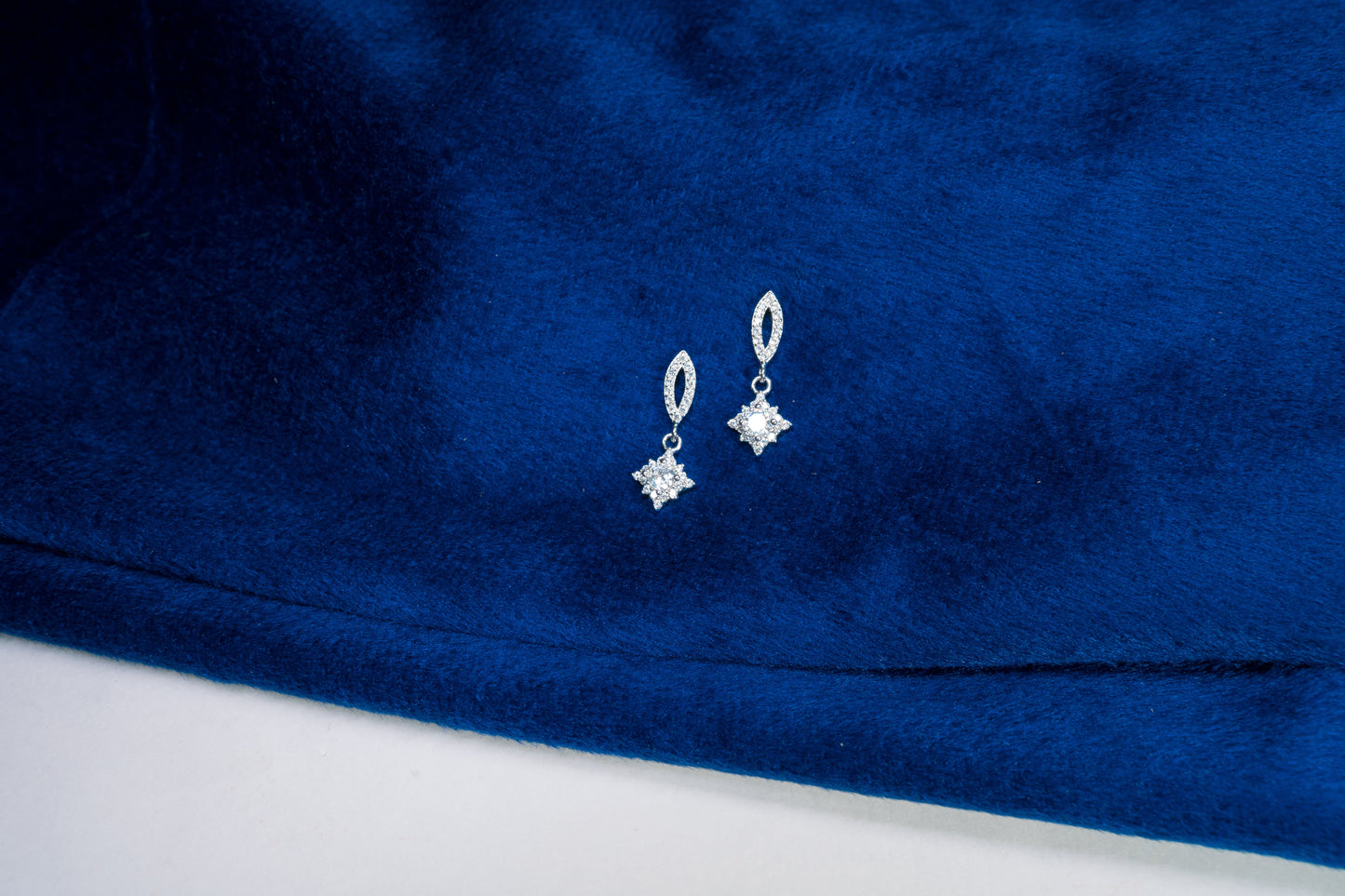 Silver Earrings Mini Drop 925