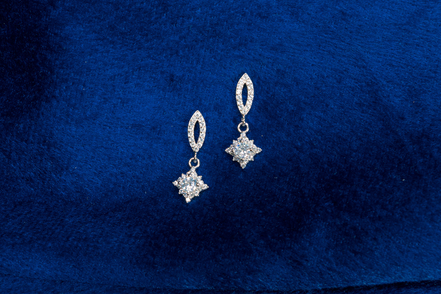 Silver Earrings Mini Drop 925