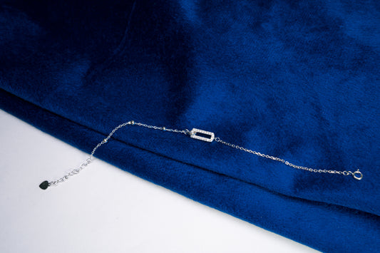 Silver Adjustable Bracelet Light Weight 925