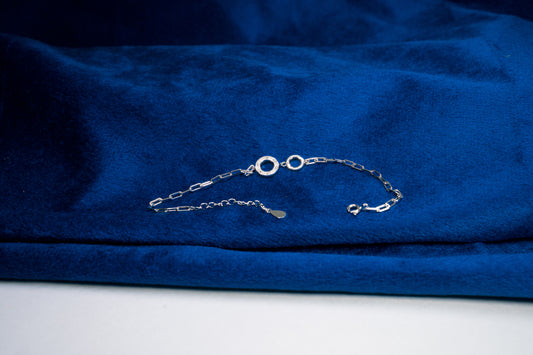 Silver Adjustable Bracelet Light Weight 925