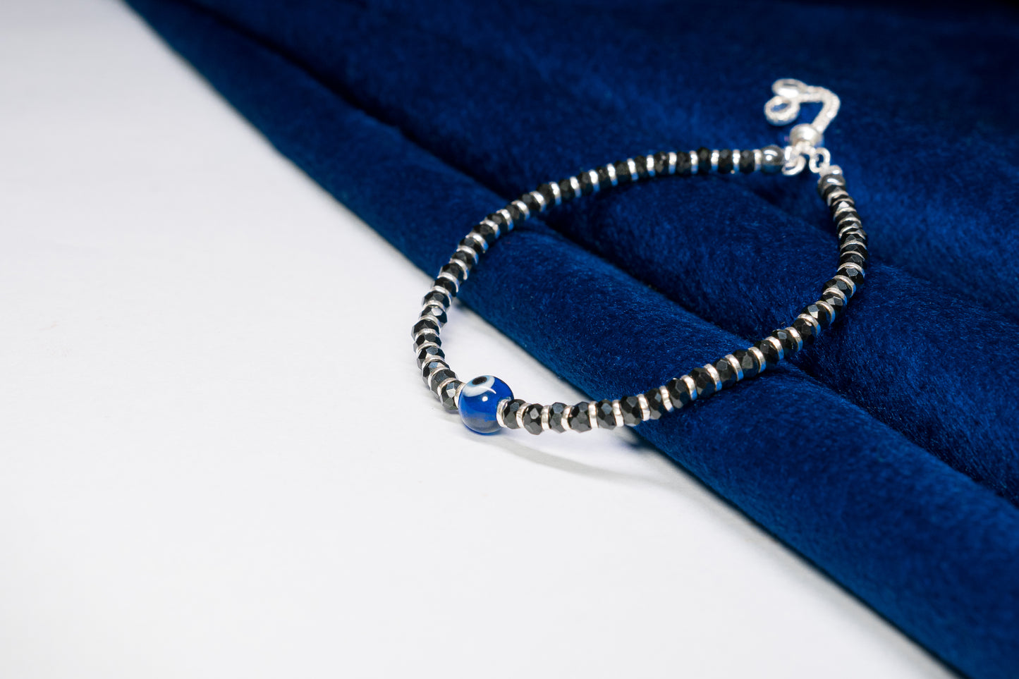 Black Beads Evil Eye Bracelet Unisex (Pack Of 2)